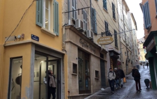 vue montante d'extérieure de la galerie