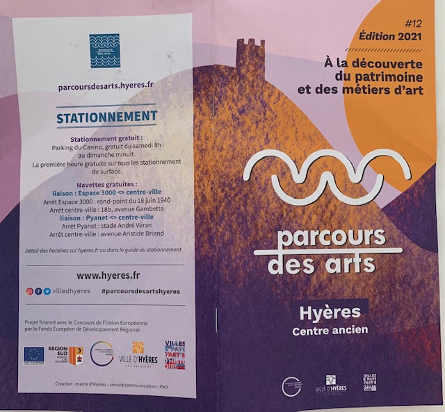 parcours des arts Hyeres 2021